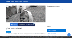 Desktop Screenshot of disfasia.org