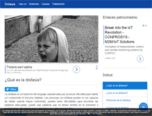 Tablet Screenshot of disfasia.org